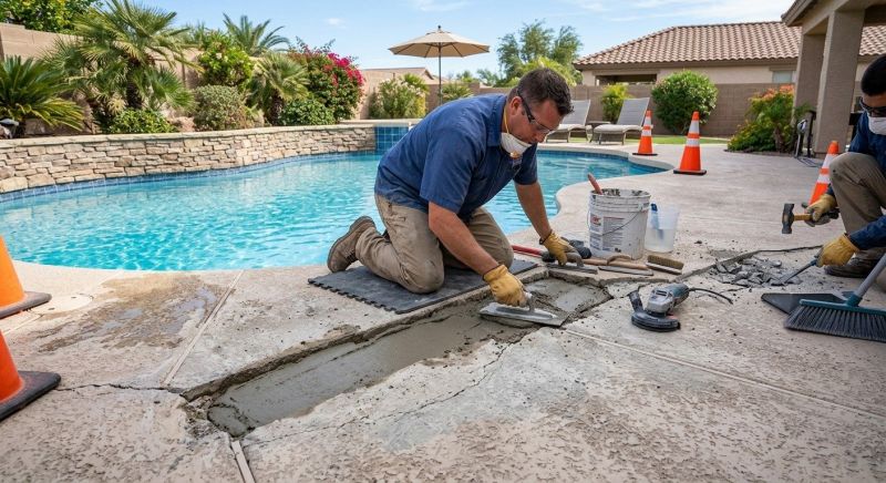 Cement Patio Repair in Des Moines, IA