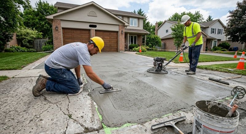 Walkway Resurfacing in Des Moines, IA